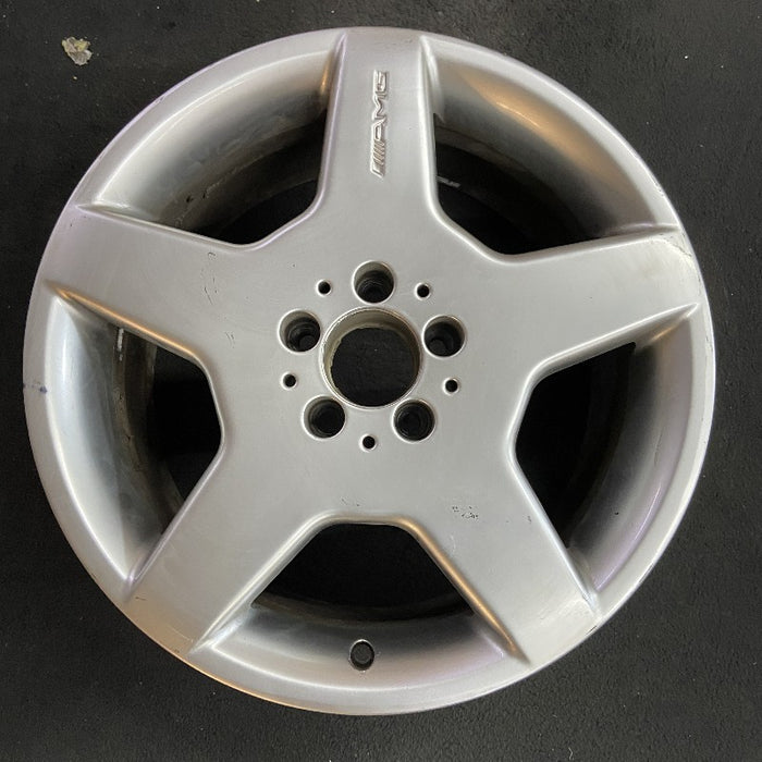18" MERCEDES CL-CLASS 03-04 215 Type; CL500 18x9 5 spoke AMG rear ID 2204013702 - Front View