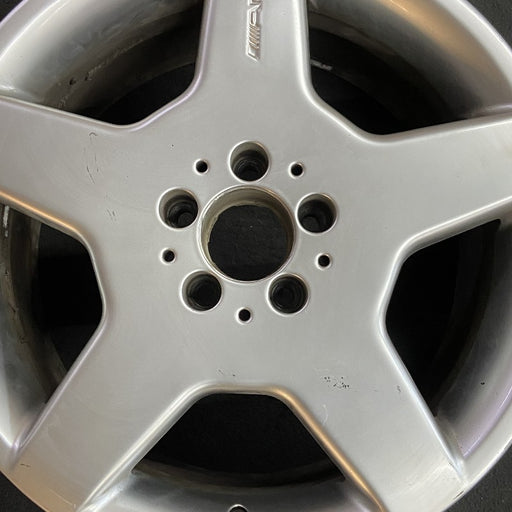 18" MERCEDES CL-CLASS 03-04 215 Type; CL500 18x9 5 spoke AMG rear ID 2204013702 - Angle View