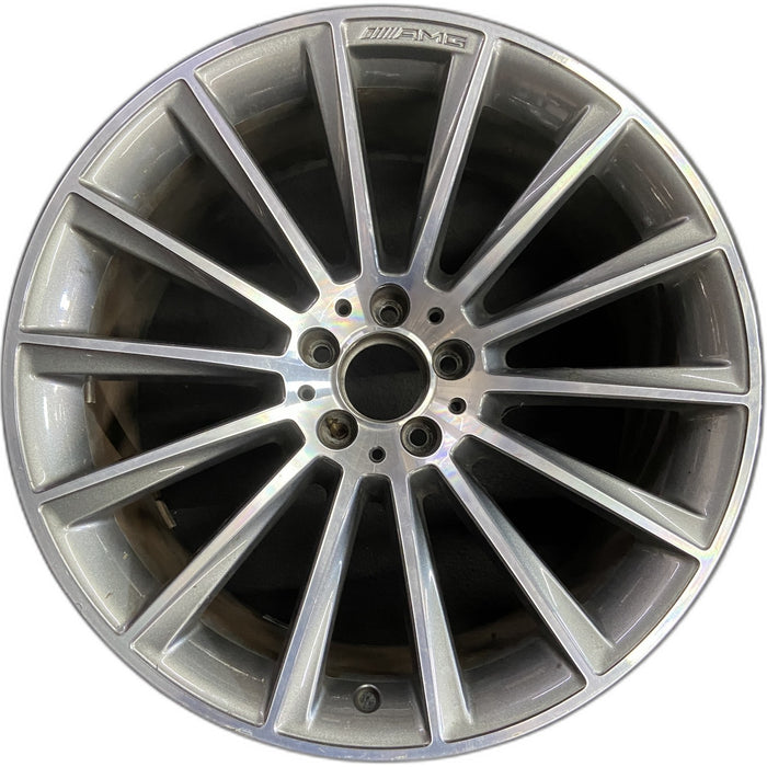 20" MERCEDES GLC-CLASS 17 253 Type, GLC43, 20x9.5, gray accents Original OEM - Front View