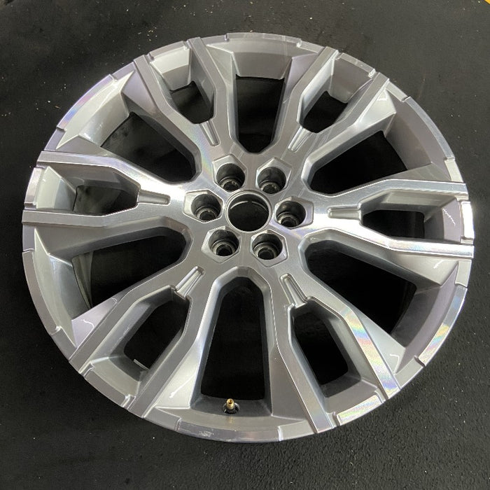 22" ACADIA 24 22x8.5 pearl nickel opt RUJ Original OEM Wheel Rim - View 7