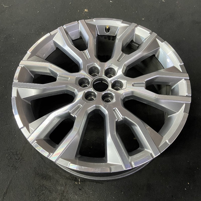 22" ACADIA 24 22x8.5 pearl nickel opt RUJ Original OEM Wheel Rim - View 8