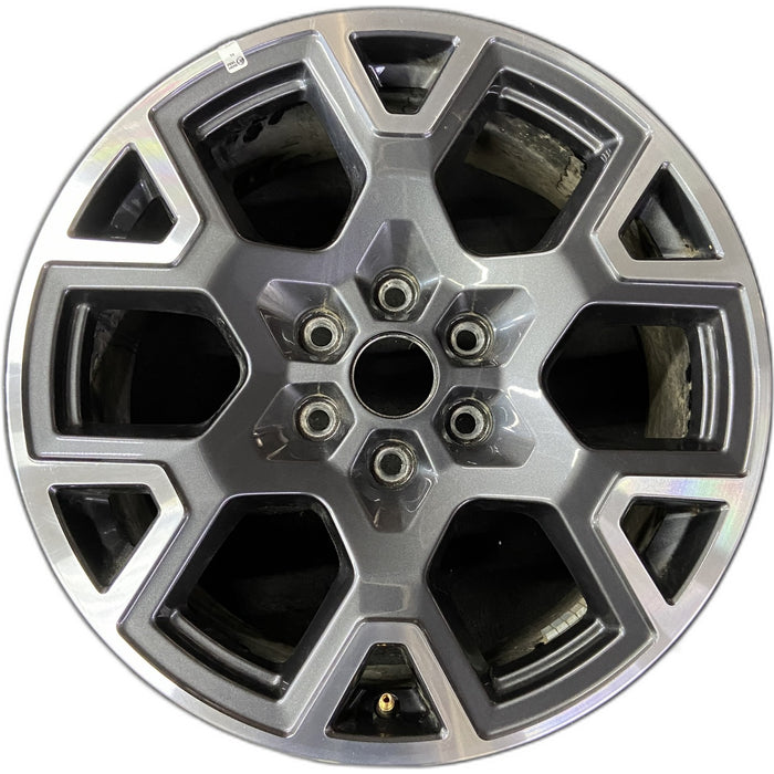 20" FORD F150 PICKUP 25 20x8.5, , single spoke, , silver Original OEM Wheel Rim - Front View