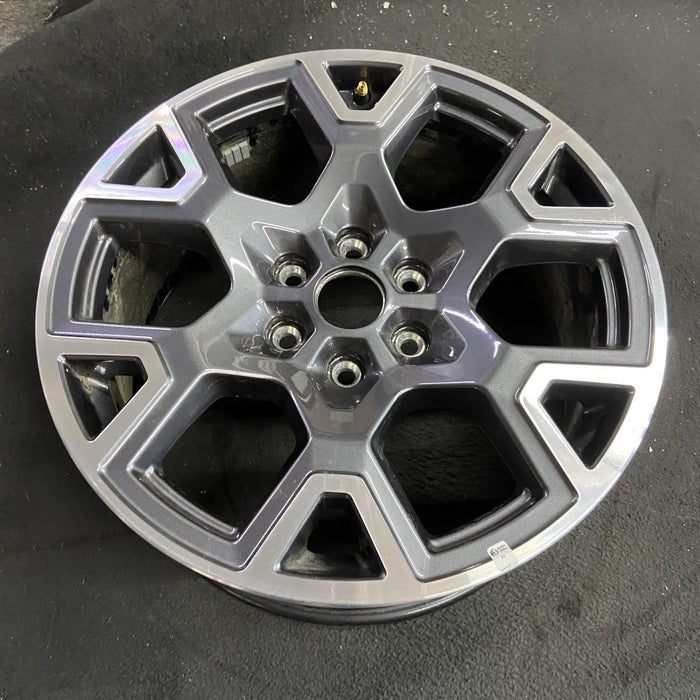 20" FORD F150 PICKUP 25 20x8.5, , single spoke, , silver Original OEM Wheel Rim - Close-Up Detail