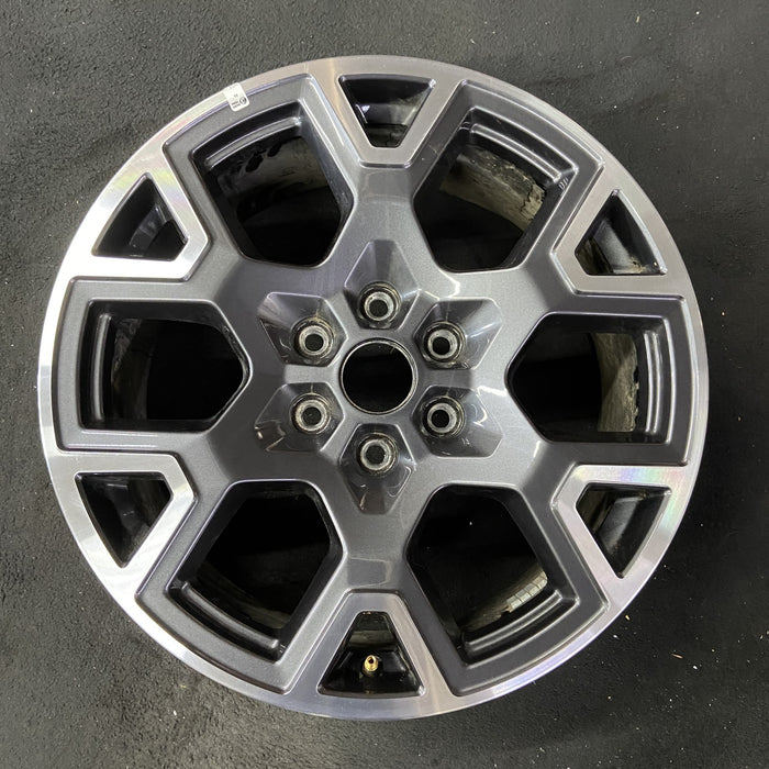 20" FORD F150 PICKUP 25 20x8.5, , single spoke, , silver Original OEM Wheel Rim - Angle View