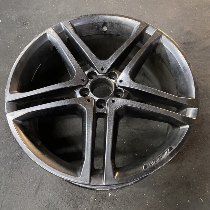 21" MERCEDES GLE-CLASS 18 166 Type , GLE43, 21x9, machined face with black - Close-Up Detail
