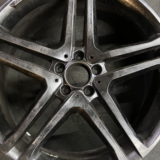 21" MERCEDES GLE-CLASS 18 166 Type SUV VIN D 4th digit GLE43 21x9 machined face - Angle View