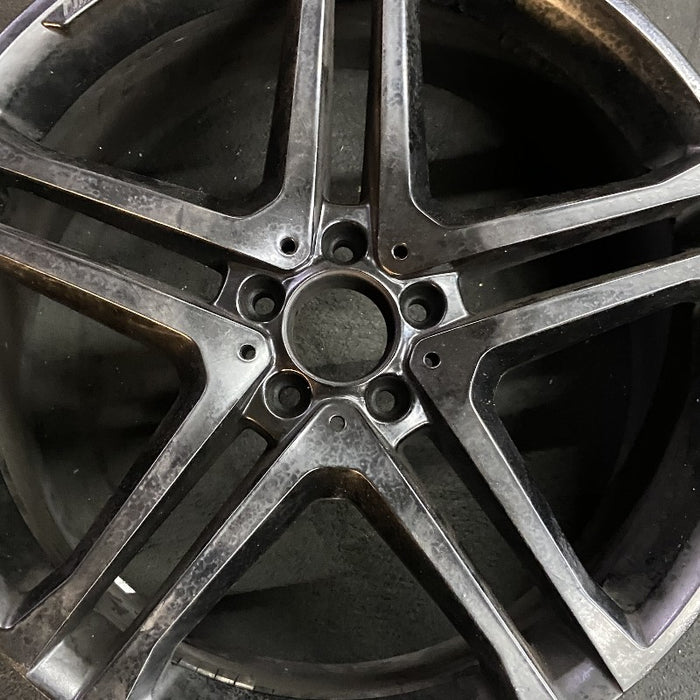 21" MERCEDES GLE-CLASS 18 166 Type SUV VIN D 4th digit GLE43 21x9 machined face - Angle View