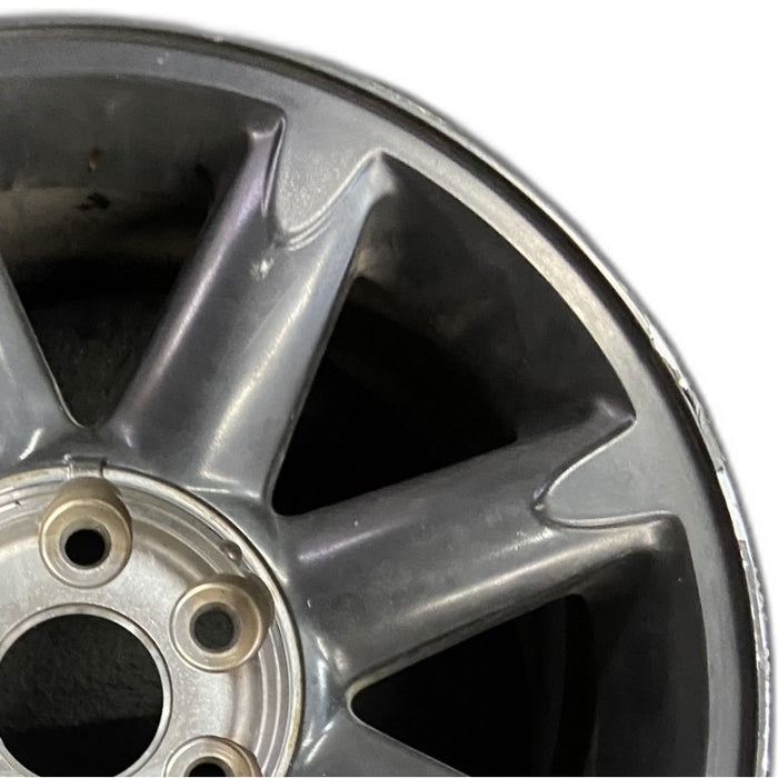20" SIERRA 1500 PICKUP 07 smooth 20x8.5 8 spoke opt P41 Original OEM Wheel Rim - Side Profile