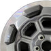 18" RIDGELINE 25 18x8 5 spoke open spoke machined dark gray Original OEM Wheel - Angle View