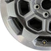 18" RIDGELINE 25 18x8 5 spoke open spoke machined dark gray Original OEM Wheel - Back View