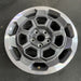 18" RIDGELINE 25 18x8 , open spoke, machined dark gray Original OEM Wheel Rim - Side Profile