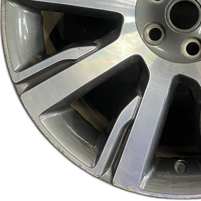 21" DISCOVERY 17-19 21x9.5 alloy 9 spoke machined face gray accent Original OEM Wheel Rim