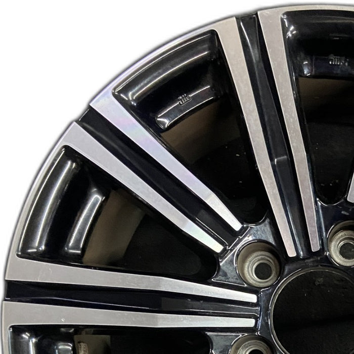 21" LEXUS LX570 19 alloy 21x8.5 10 spoke machined black Original OEM Wheel Rim