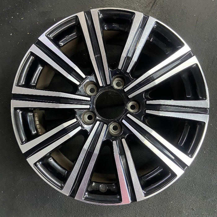 21" LEXUS LX570 19 alloy 21x8.5 10 spoke machined black Original OEM Wheel Rim