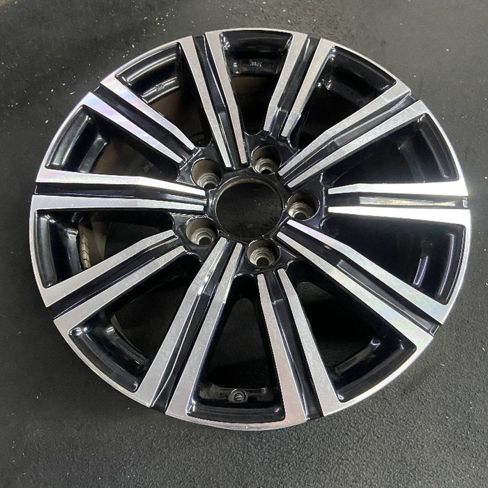 21" LEXUS LX570 19 alloy 21x8.5 10 spoke machined black Original OEM Wheel Rim