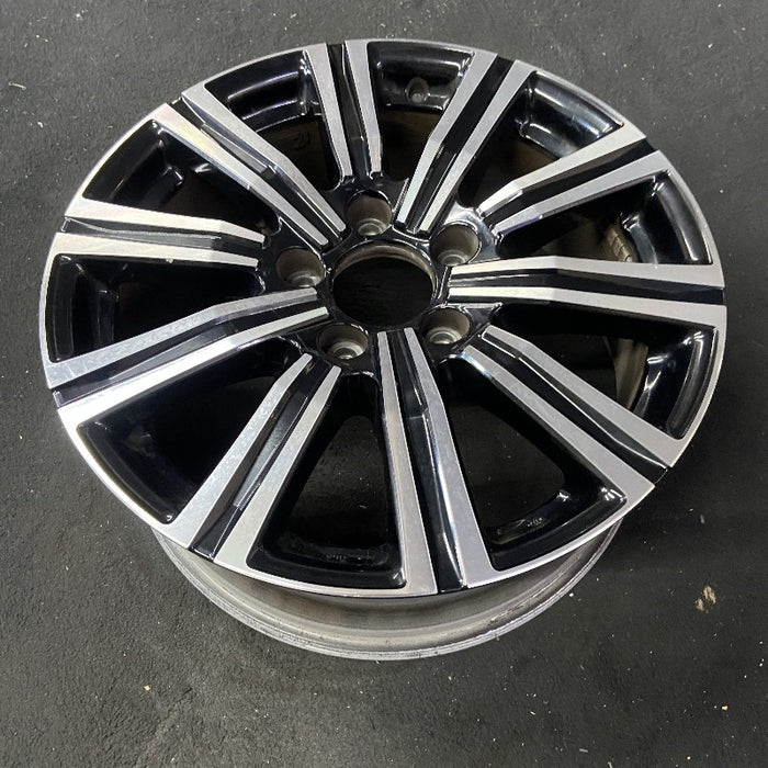 21" LEXUS LX570 19 alloy 21x8.5 10 spoke machined black Original OEM Wheel Rim