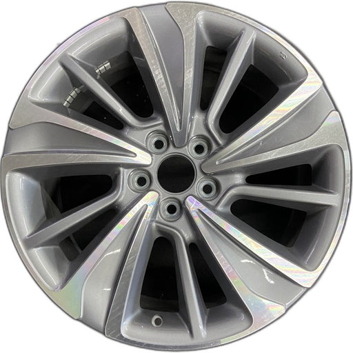 20" MDX 17 20x8 alloy machine face alternating spoke Original OEM Wheel Rim - Front View