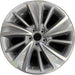 20" MDX 17 20x8 alloy machine face alternating spoke Original OEM Wheel Rim - Front View