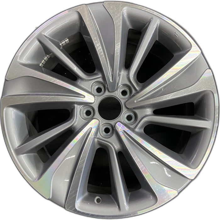 20" MDX 17 20x8 , machine face, alternating spoke Original OEM Wheel Rim - Front View