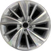 20" MDX 17 20x8 , machine face, alternating spoke Original OEM Wheel Rim - Front View