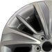 20" MDX 17 20x8 alloy machine face alternating spoke Original OEM Wheel Rim - Angle View