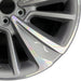 20" MDX 17 20x8 alloy machine face alternating spoke Original OEM Wheel Rim - Close-Up Detail