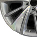 20" MDX 17 20x8 alloy machine face alternating spoke Original OEM Wheel Rim - Back View