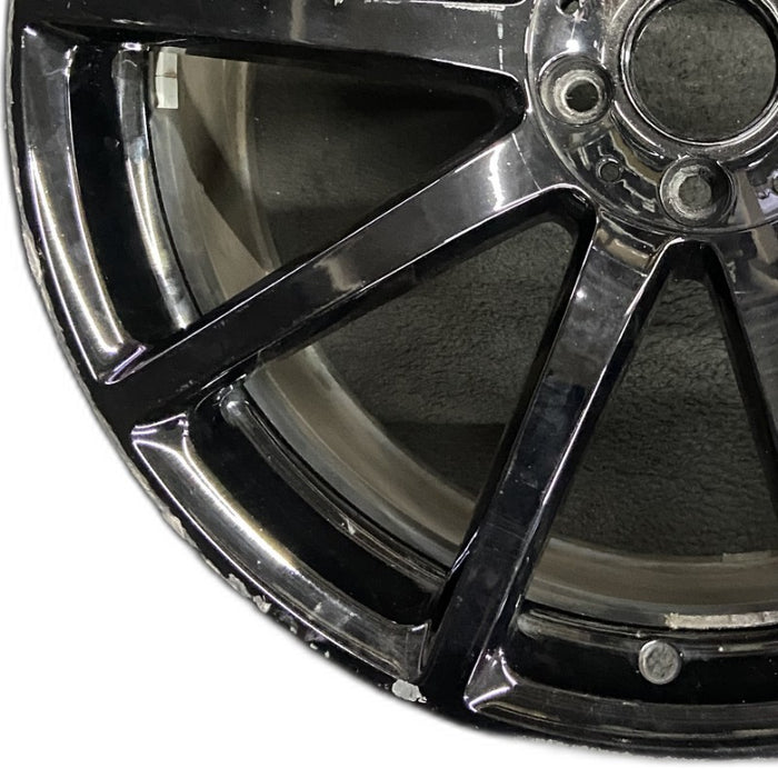 20" MERCEDES S-CLASS 14 222 Type; S63 20x9.5 10 spoke black Original OEM Wheel - Back View