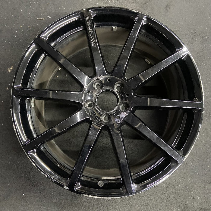 20" MERCEDES S-CLASS 14 222 Type; S63 20x9.5 10 spoke black Original OEM Wheel - Additional View
