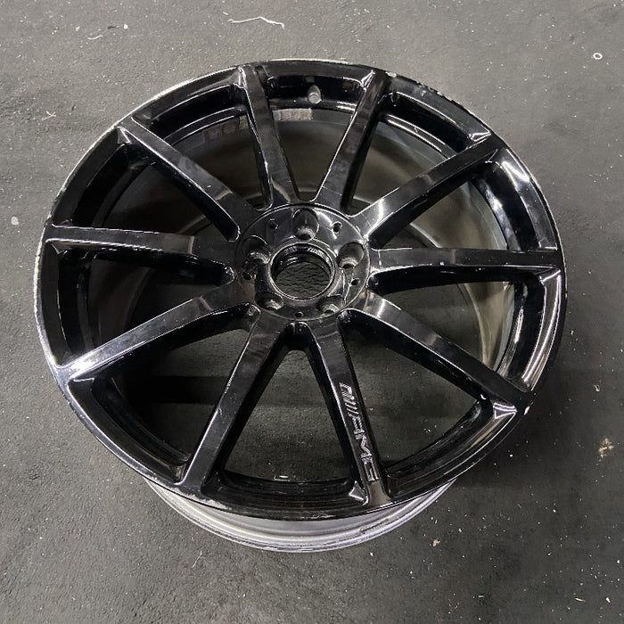 20" MERCEDES S-CLASS 14 222 Type; S63 20x9.5 10 spoke black Original OEM Wheel - View 8