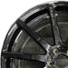 20" MERCEDES S-CLASS 14 222 Type; S63 20x8.5 10 spoke black Original OEM Wheel - Angle View