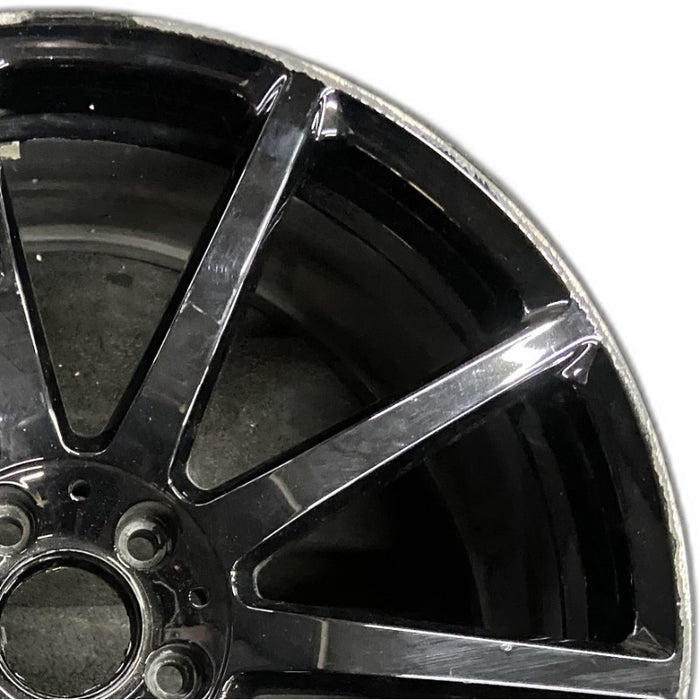 20" MERCEDES S-CLASS 14 222 Type; S63 20x8.5 10 spoke black Original OEM Wheel - Side Profile