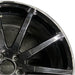 20" MERCEDES S-CLASS 14 222 Type; S63 20x8.5 10 spoke black Original OEM Wheel - Side Profile