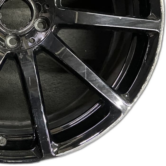 20" MERCEDES S-CLASS 14 222 Type; S63 20x8.5 10 spoke black Original OEM Wheel - Close-Up Detail