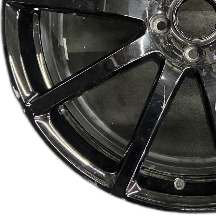 20" MERCEDES S-CLASS 14 222 Type; S63 20x8.5 10 spoke black Original OEM Wheel - Back View