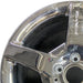 17" MERCEDES CLK 05 209 Type; CLK500 17x7.5 5 spoke frt Original OEM Wheel Rim - Angle View