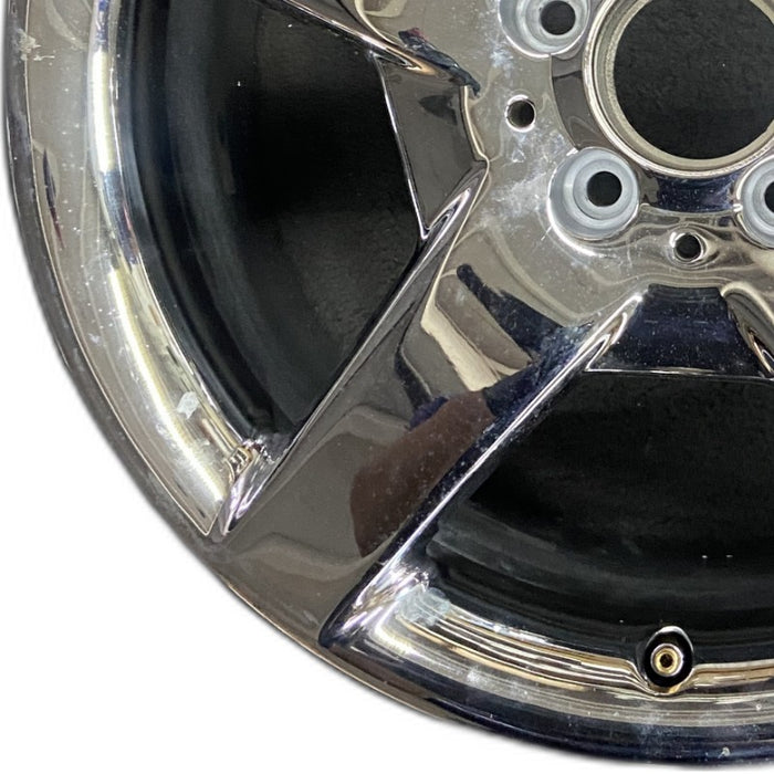 17" MERCEDES CLK 05 209 Type; CLK500 17x7.5 5 spoke frt Original OEM Wheel Rim - Back View
