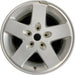 17" WRANGLER 07-08 17x7.5 silver Original OEM Wheel Rim - Front View
