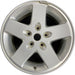 17" WRANGLER 07-08 17x7.5, silver Original OEM Wheel Rim - Front View