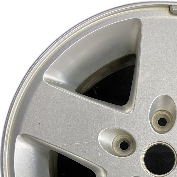 17" WRANGLER 07-08 17x7.5 silver Original OEM Wheel Rim - Angle View