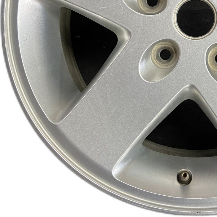 17" WRANGLER 07-08 17x7.5 silver Original OEM Wheel Rim - Back View