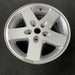 17" WRANGLER 07-08 17x7.5, silver Original OEM Wheel Rim - Close-Up Detail