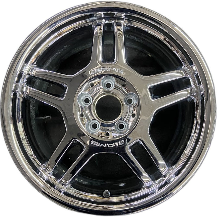 17" MERCEDES C-CLASS 02-04 203 Type; C32 Sdn 17x8.5 rear Original OEM Wheel Rim - Front View