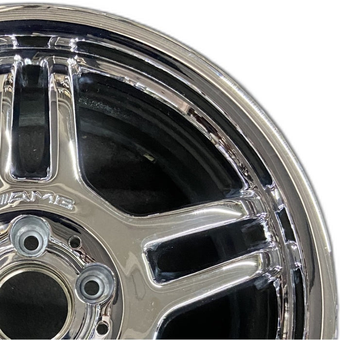 17" MERCEDES C-CLASS 02-04 203 Type; C32 Sdn 17x8.5 rear Original OEM Wheel Rim - Side Profile