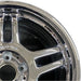 17" MERCEDES C-CLASS 02-04 203 Type; C32 Sdn 17x8.5 rear Original OEM Wheel Rim - Side Profile