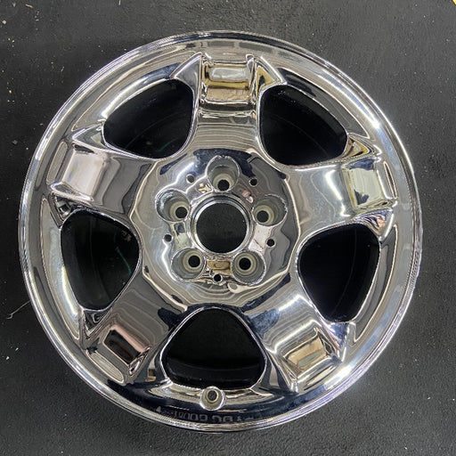 17" MERCEDES ML-CLASS 02-03 163 Type; ML320 17x8 5 spoke Original OEM Wheel Rim - Front View