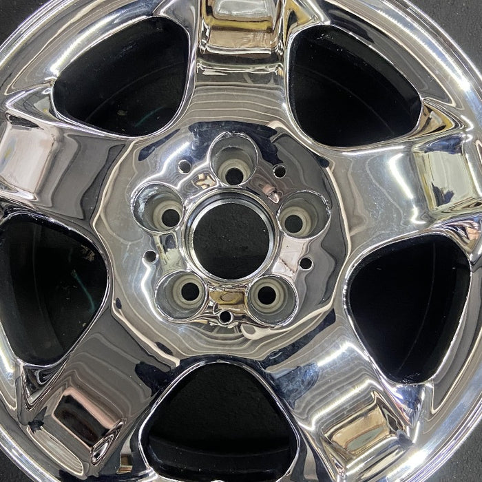17" MERCEDES ML-CLASS 02-03 163 Type; ML320 17x8 5 spoke Original OEM Wheel Rim - Angle View