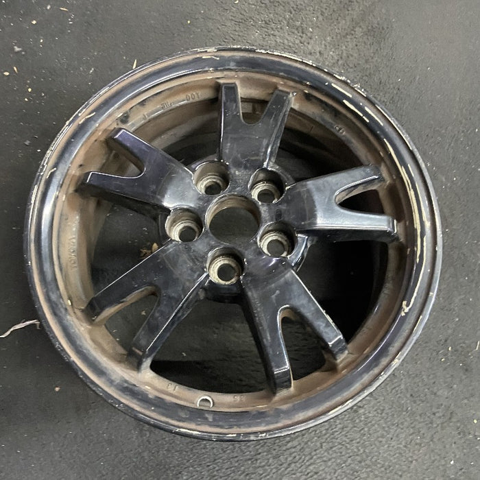 15" PRIUS 10-11 15x6 alloy 5 split spoke black Original OEM Wheel Rim