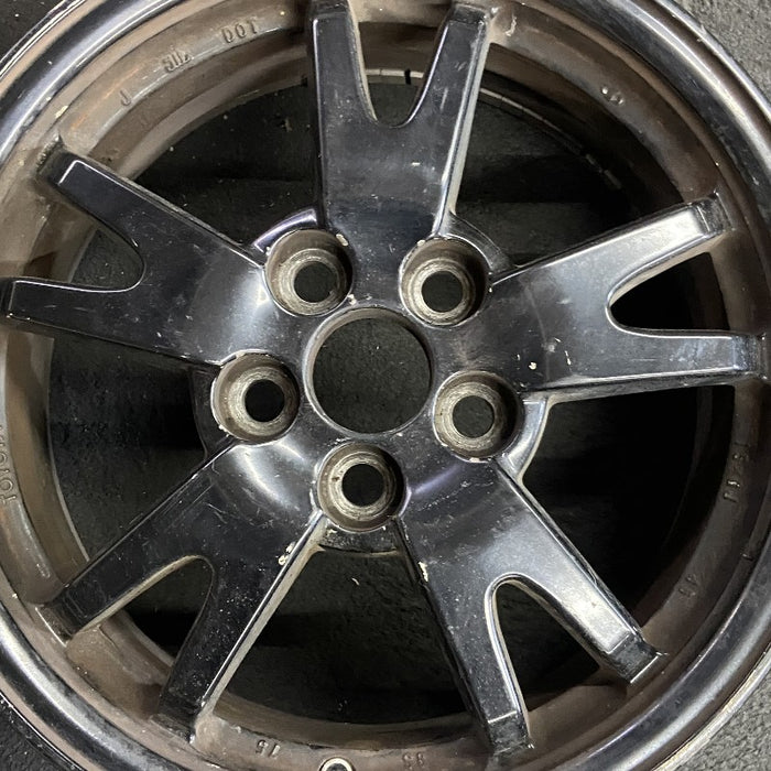 15" PRIUS 10-11 15x6 alloy 5 split spoke black Original OEM Wheel Rim