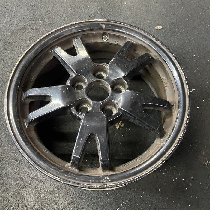 15" PRIUS 10-11 15x6 alloy 5 split spoke black Original OEM Wheel Rim